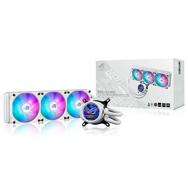 ASUS ROG STRIX LC III 360 ARGB LCD Blanc
