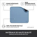 Tapis de souris LOGITECH Série Studio Bleu Gris Tapis de souris LOGITECH Série Studio Bleu Gris