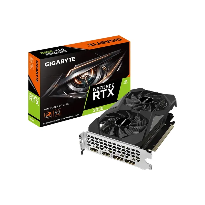 GIGABYTE GeForce RTX 3050 WINDFORCE OC V2 6G  - Carte graphique