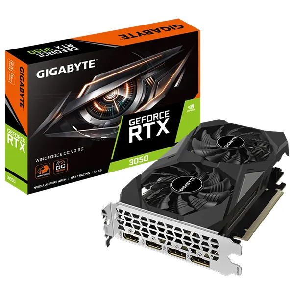 GIGABYTE GeForce RTX 3050 WINDFORCE OC V2 6G