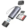 UGREEN LECTEUR CARTE MÉMOIRE SD/TF USB-C & USB3.0 (50706)