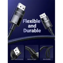 UGREEN CABLE DP 1.4 MALE TO MALE CABLE 8K 3M (80393)