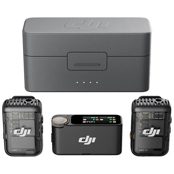 DJI MIC 2 (2 TX + 1 RX + BOITIER DE RECHARGE)
