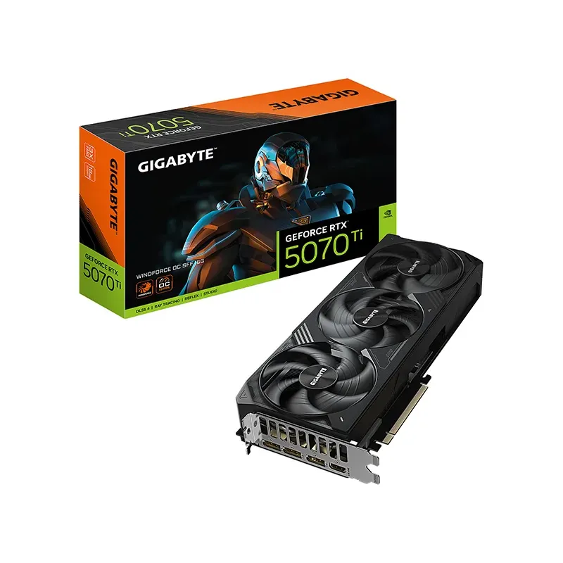 GIGABYTE GEFORCE RTX 5070 TI WINDFORCE OC SFF 16G - Carte graphique