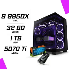 PC Gamer AMD Ryzen 9 9950X GIGABYTE RTX 5070 TI EAGLE 16G