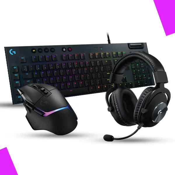 PACK Logitech G502X Plus LIGHTSPEED RGB + Logitech G815 Carbone + Logitech G Pro X Lightspeed