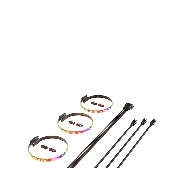HYTE LS10 QRGB LIGHT STRIPS 3 PACK HYTE LS10 QRGB LIGHT STRIPS 3 PACK