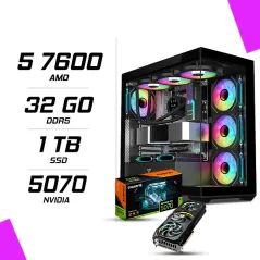 PC Gamer AMD Ryzen 5 7600 GIGABYTE RTX 5070 GAMING 12G