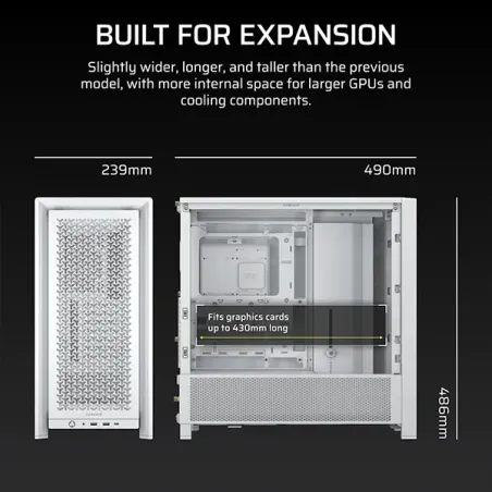 CORSAIR FRAME 4000D Blanc