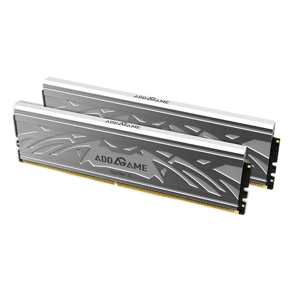 Addlink AddGame Spider S5 32GB (2x16GB) DDR5 5600MHZ CL40 Mémoire avec Heatsink - Silver | AG16GB56C40S5USX2