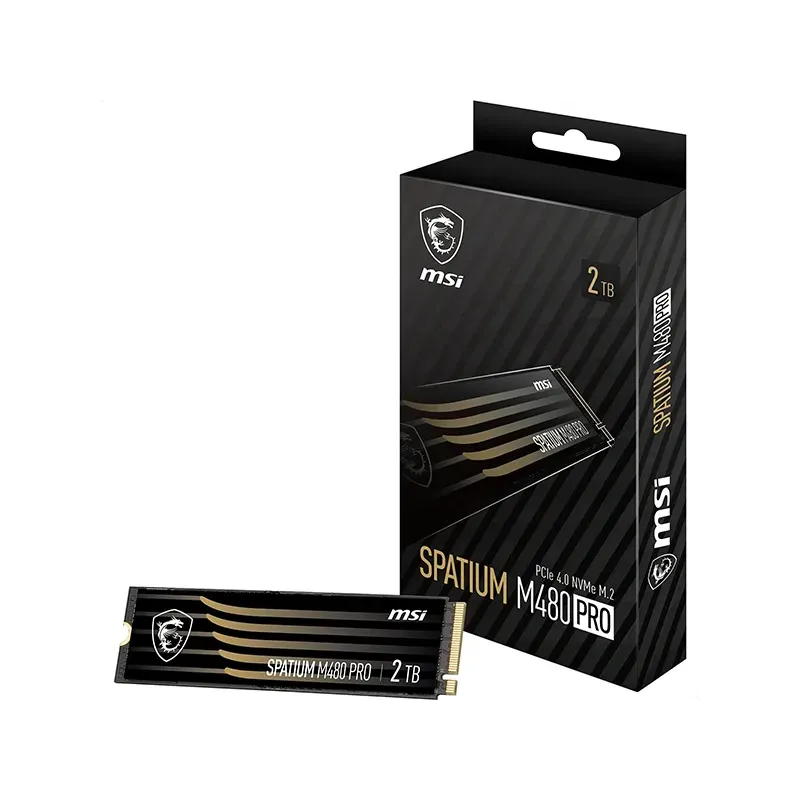 MSI SPATIUM M480 PRO PCIe 4.0 NVMe M.2 2TB MSI SPATIUM M480 PRO PCIe 4.0 NVMe M.2 2TB