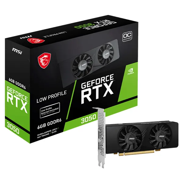 MSI GeForce RTX 3050 LP 6G OC