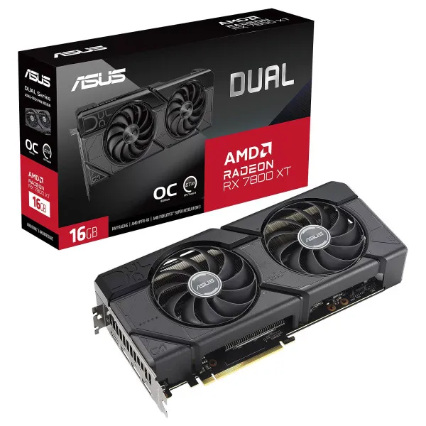 ASUS Dual Radeon RX 7800 XT OC Edition 16GB GDDR6