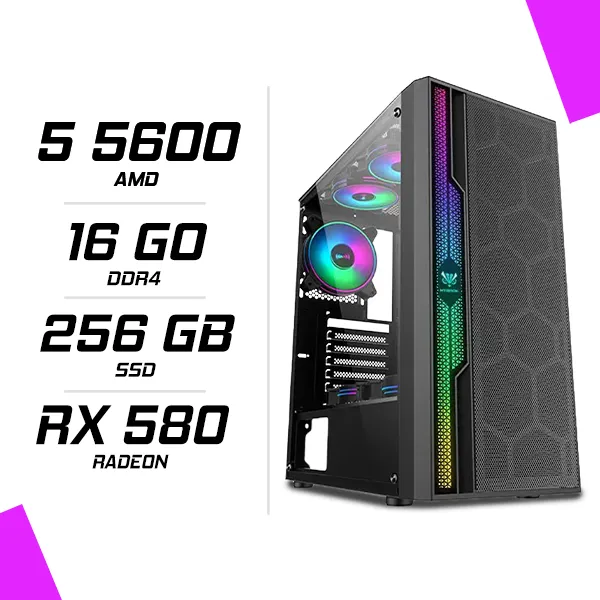 PC Gamer AMD Ryzen 5 5600 RX 580 8GB