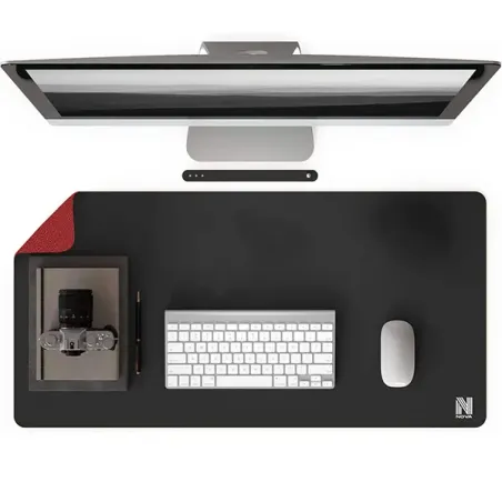 TAPIS DE SOURIS CUIR NOVA XL (Noir)