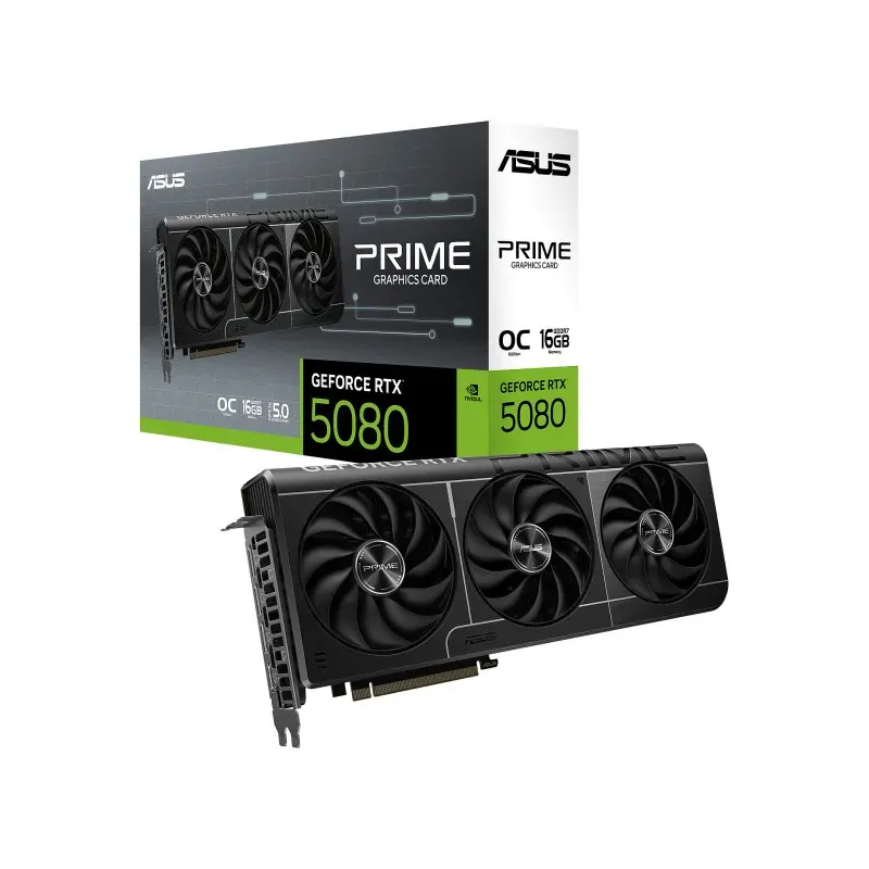 ASUS PRIME GeForce RTX 5080 16GB GDDR7 OC Edition ASUS PRIME GeForce RTX 5080 16GB GDDR7 OC Edition