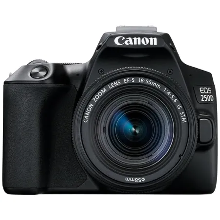 CANON EOS 250D BK + Objectif EF-S 18-55mm f/4-5.6 IS STM - Camera