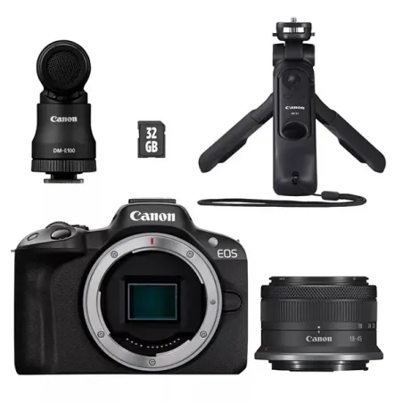 CANON EOS R50 + RF-S 18-45mm Creator - Camera