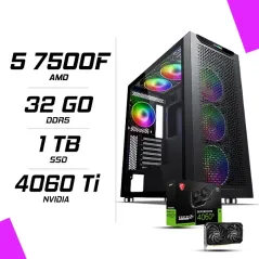 PC Gamer AMD Ryzen 5 7500F MSI RTX 4060 Ti 8G