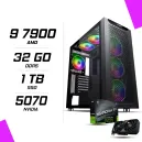 PC Gamer AMD Ryzen 9 7900 MSI RTX 5070 12G PC Gamer AMD Ryzen 9 7900 MSI RTX 5070 12G