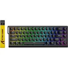 ATTACK SHARK X68 HE Noir (Magnetic Switch) - Clavier Gamer