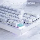 ATTACK SHARK X68 HE Blanc Contour (Magnetic Switch)