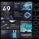 ATTACK SHARK X3 Noir ATTACK SHARK X3 Noir