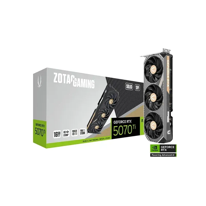 ZOTAC GAMING GeForce RTX 5070 Ti SOLID SFF 16GB GDDR7 ZOTAC GAMING GeForce RTX 5070 Ti SOLID SFF 16GB GDDR7