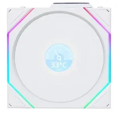 LIAN LI UNI FAN TL-LCD 120 WIRELESS REVERSE Blanc