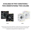 LIAN LI UNI FAN TL-LCD 120 WIRELESS REVERSE Blanc