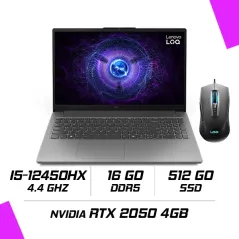 LENOVO LOQ 15IAX9E Intel i5-12450HX/16GB DDR5/512GB SSD/15.6″ 144Hz/RTX 2050 4GB/FREEDOS (83LK0075FE)
