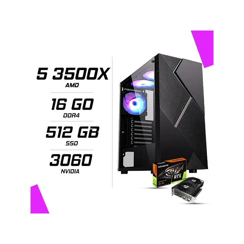 PC Gamer AMD Ryzen 3500X RTX 3060 12G