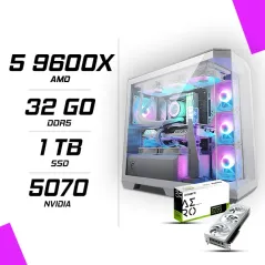 PC Gamer AMD Ryzen 5 9600X GIGABYTE RTX 5070 AERO 12G