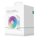 DEEPCOOL FD14 ARGB (Triple Pack) Blanc