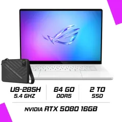 ASUS ROG ZEPHYRUS G16 GU605CW Intel Ultra 9 285H/64GB DDR5/2TB SSD/RTX 5080 16GB/16" 240Hz WQXGA/Windows11 (90NR0LX6-M007F0)