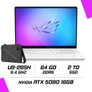 ASUS ROG ZEPHYRUS G16 GU605CW Intel Ultra 9 285H/64GB DDR5/2TB SSD/RTX 5080 16GB/16" 240Hz WQXGA/Windows11 (90NR0LX6-M007F0)