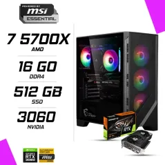 PC Gamer AMD Ryzen 7 5700X RTX 3060 12G