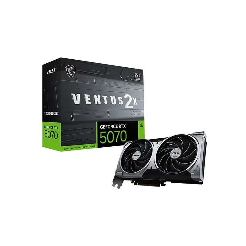 MSI GeForce RTX 5070 12G VENTUS 2X OC MSI GeForce RTX 5070 12G VENTUS 2X OC