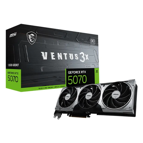 MSI GeForce RTX 5070 12G VENTUS 3X OC