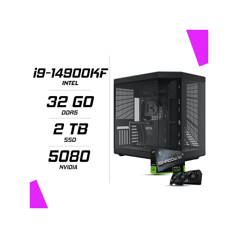 PC Gamer Intel i9-14900KF MSI RTX 5080 16G PC Gamer Intel i9-14900KF MSI RTX 5080 16G