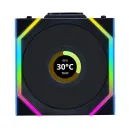 LIAN LI UNI FAN SL WIRELESS LCD 120 REVERSE BLADE Noir