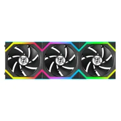 LIAN LI UNI FAN SL WIRELESS 120 REVERSE BLADE Noir - Pack de 3