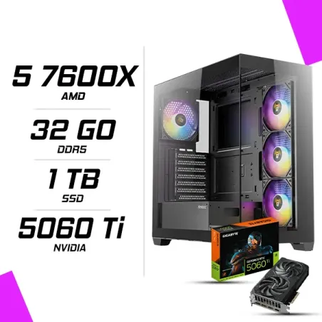 PC Gamer AMD Ryzen 5 7600X RTX 5060 Ti 16G