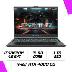 GIGABYTE G6-KF-H3EE894KD Intel i7-13620H/16GB DDR5/1TB SSD/RTX 4060 8GB/16″ 165Hz/FreeDOS