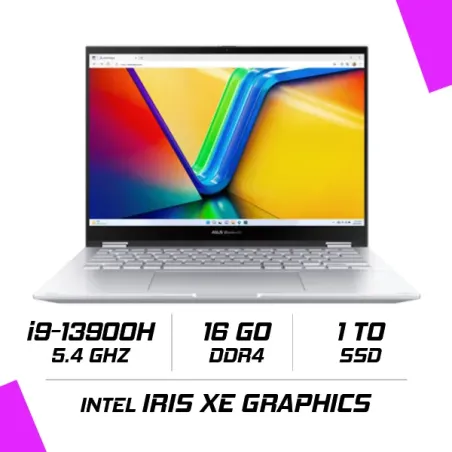 ASUS Vivobook S 14 Flip 360 TACTILE (TP3402VA) Intel i9-13900H/16Go DDR4/1To SSD/14"/Windows11