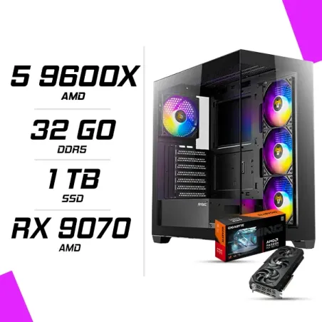 PC Gamer AMD Ryzen 5 9600X RX 9070 16G