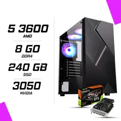 PC Gamer AMD Ryzen 5 3600 RTX 3050 6G