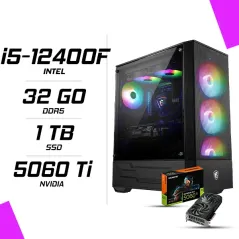 PC Gamer Intel i5-12400F RTX 5060 Ti 16G