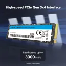 LEXAR NM610 PRO 500GB SSD NVME M.2 PCIe Gen3x4