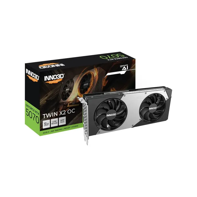 INNO3D GeForce RTX 5070 12GB TWIN X2 GDDR7 INNO3D GeForce RTX 5070 12GB TWIN X2 GDDR7